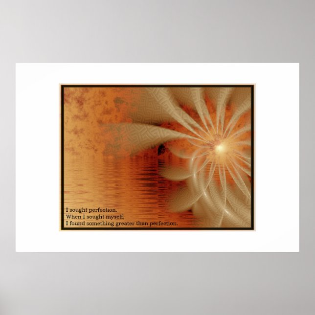 Fire Sjö Spiral Poster (Framsidan)