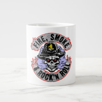 Fire, Smoke & Rock n Roll Jumbo Mugg