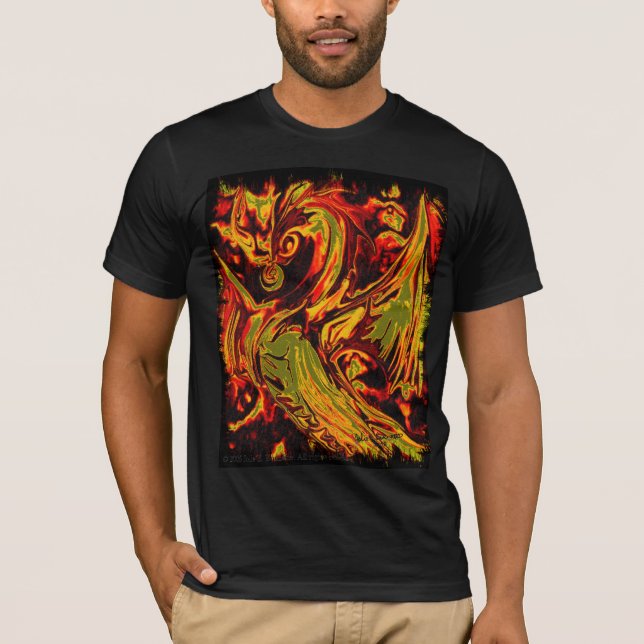 Fire Spirit Shirt Tee Shirt (Framsida)