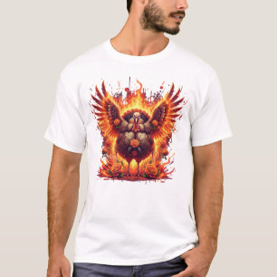 Fire Spirit Turkey Thanksgiving T-Shirt