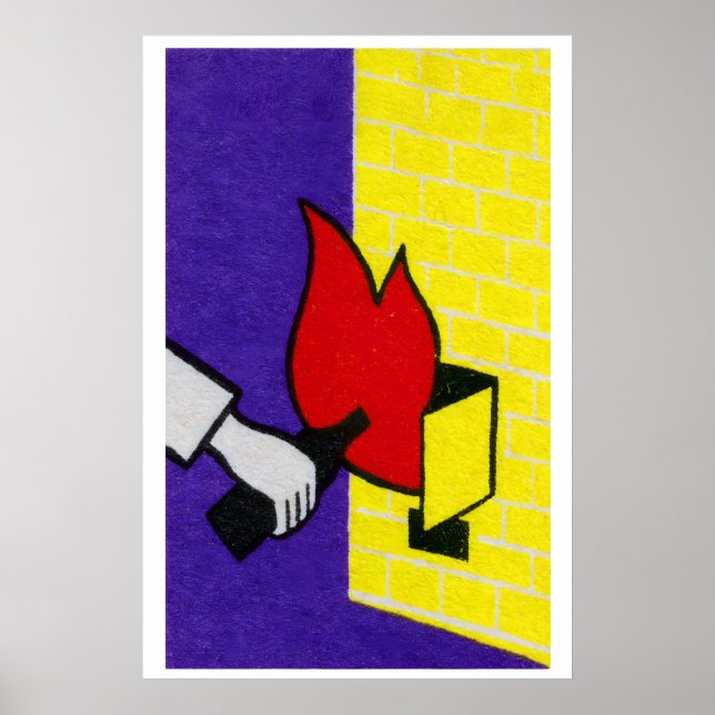 Fire Starter - Matchbox Print - Aesthetic Wall Art Poster (Framsidan)