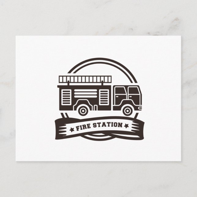 Fire Station Vykort (Framsida)