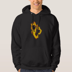 Fire Stethoscope Flames Doktor Care Nurse Hoodie