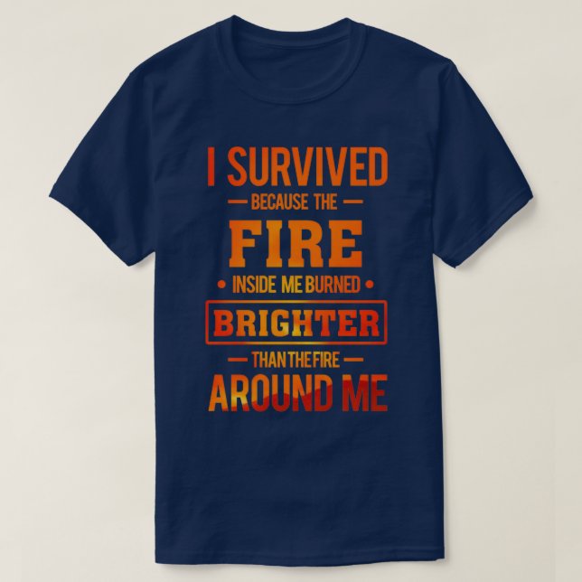 Fire Survivor Wildfire T Shirt (Design framsida)
