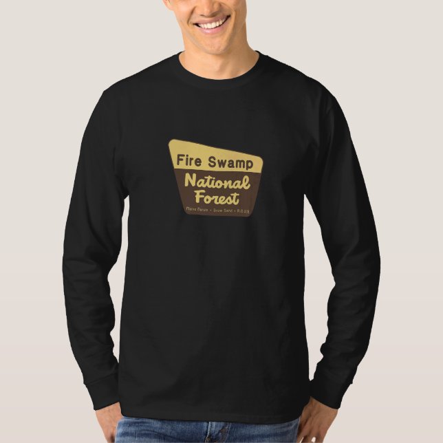 Fire Swamp National Forest [fictional] T Shirt (Framsida)