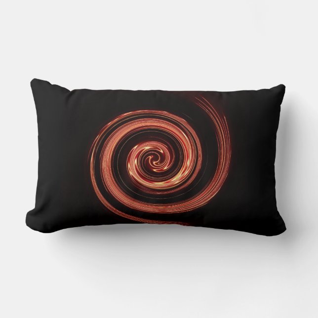Fire Swirl Lumbarkudde (Framsida)