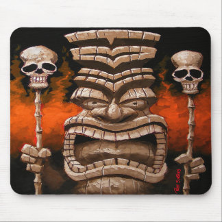 Fire Tiki Mousepad Musmatta