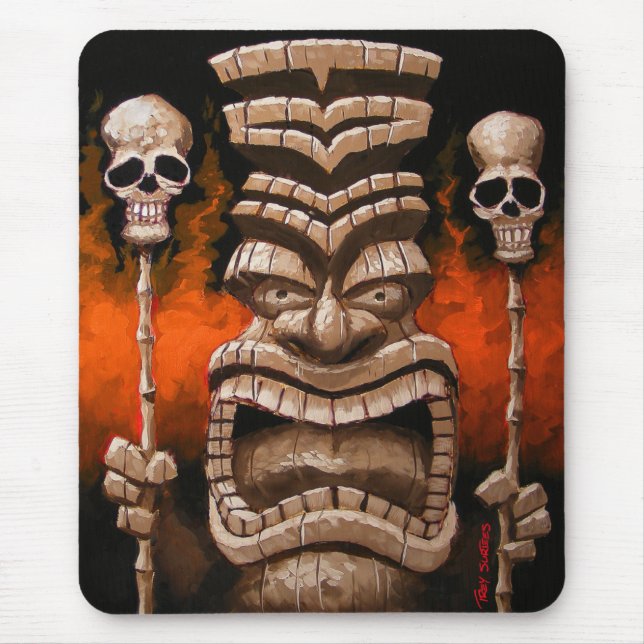Fire Tiki Mousepad Musmatta (Framsidan)
