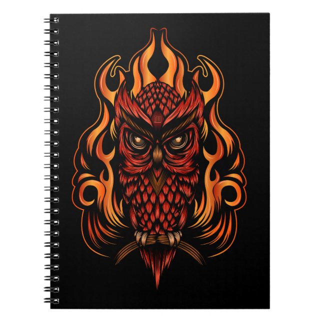 Fire Uggla Anteckningsbok (Framsidan)