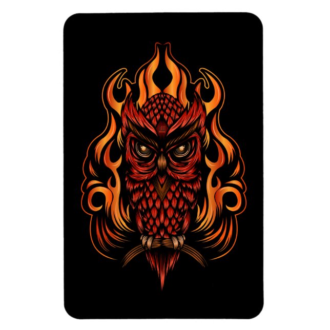 Fire Uggla Magnet (Vertikal)
