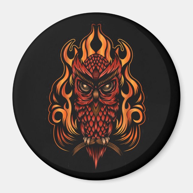 Fire Uggla Magnet (Framsidan)