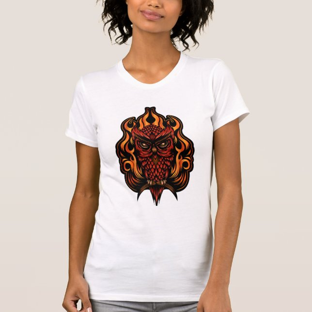 Fire Uggla T Shirt (Framsida)