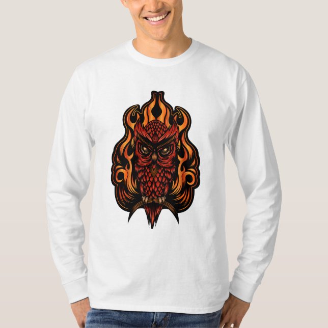 Fire Uggla T Shirt (Framsida)