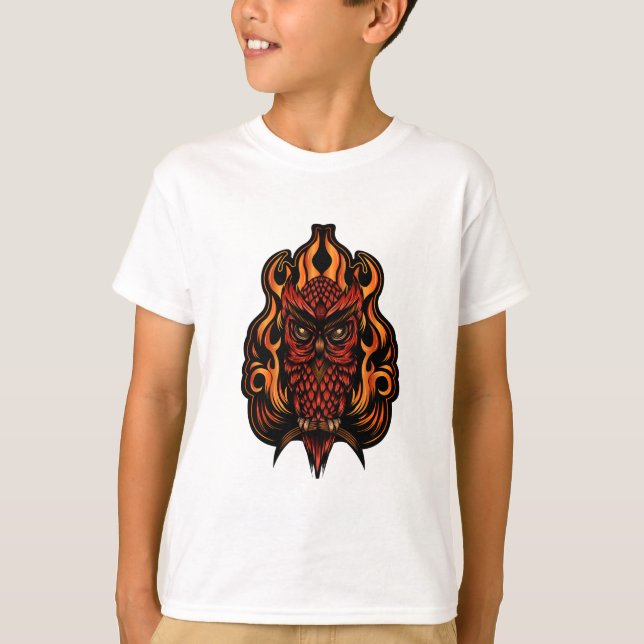 Fire Uggla T Shirt (Framsida)