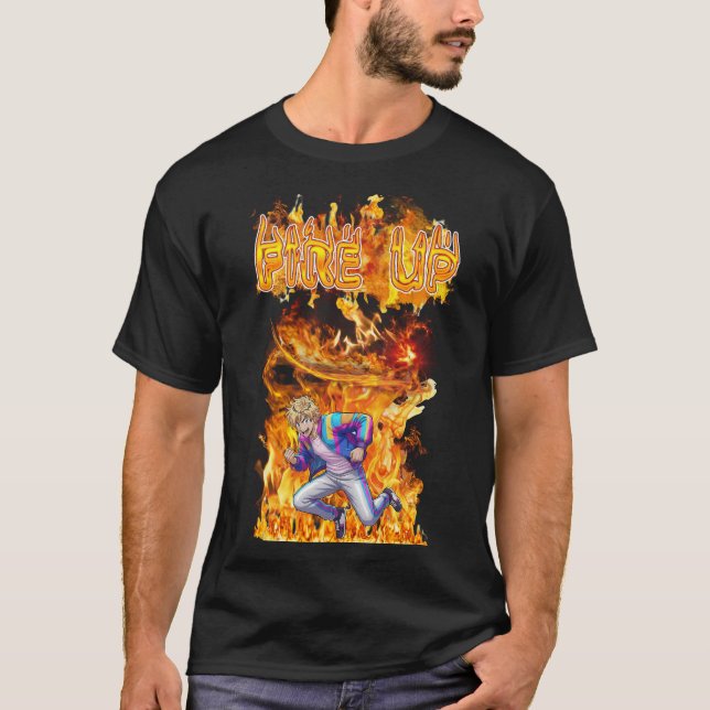 Fire Up T Shirt (Framsida)