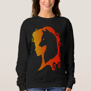 Fire Varg Spirit Totem Animal Guide Pagan Wicca Ch T Shirt