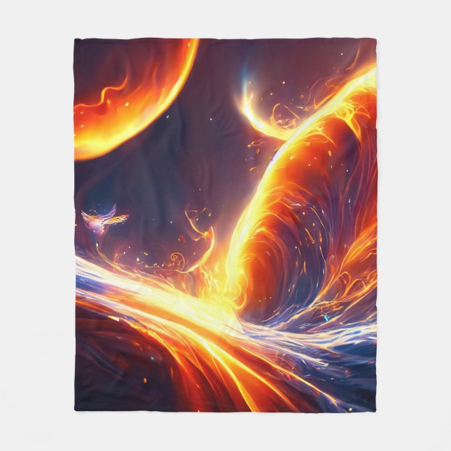 Fire Vatten Space Fleecefilt (Framsidan)