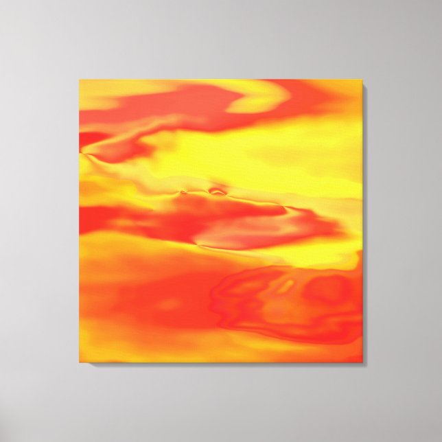 Fire Vatten Wrapped Canvas (Framsida)