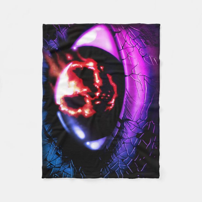 "Fire Vision" Fleecefilt (Framsidan)