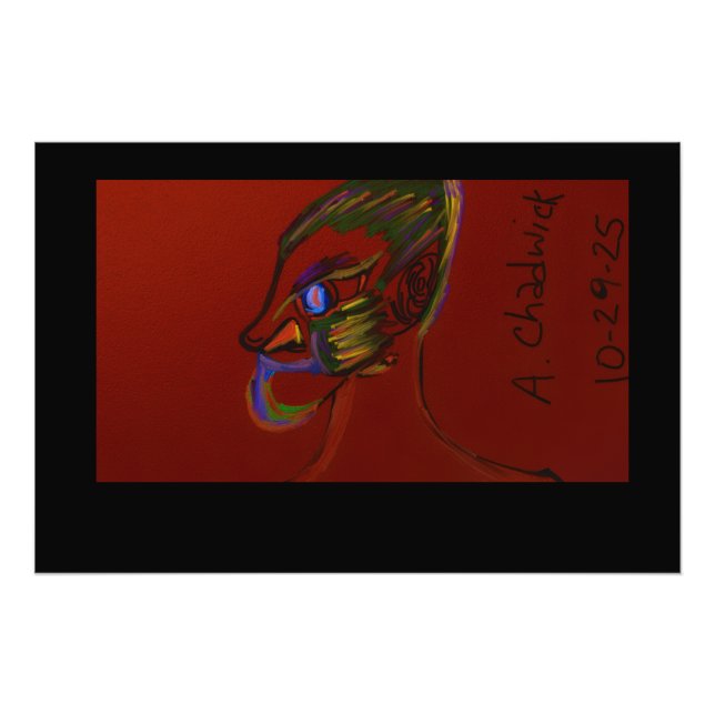 Fire Warrior  Fototryck (Framsidan)