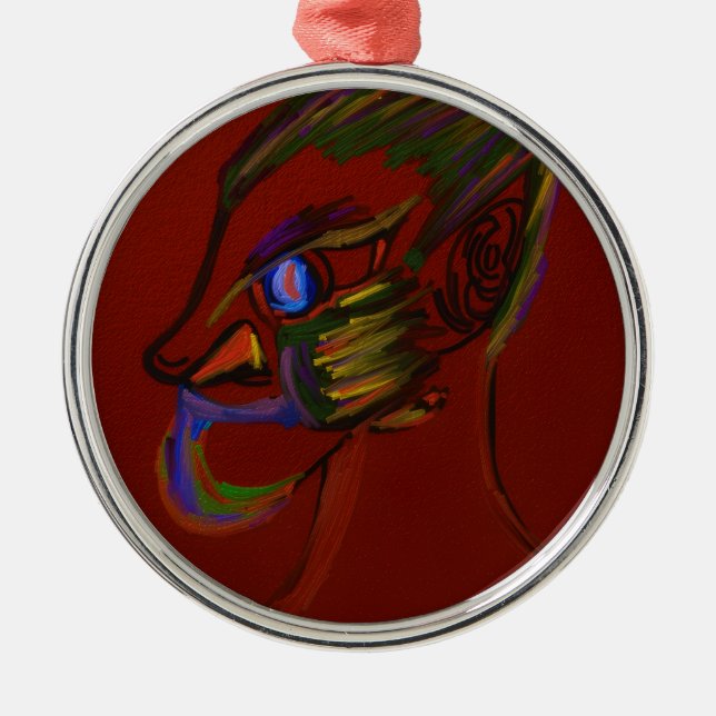 Fire Warrior Julgransprydnad Metall (Framsidan)