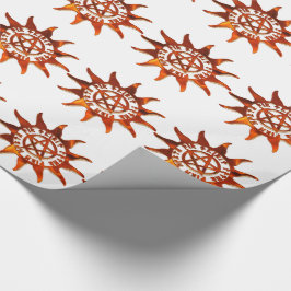 Fire Wicca Sol & Pentacle Presentpapper