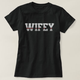Fire Wifey Thin Red Line Firefighter Fireman-frukt T Shirt