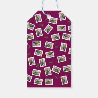 Fire Yule Christmas Tree Maureen Girard Winter    Presentetikett