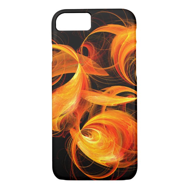 Fireball Abstrakt Art Case-Mate iPhone Skal (Baksida)