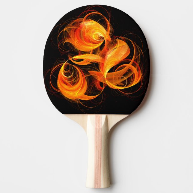 Fireball Abstrakt Art Pingisracket (Framsidan)