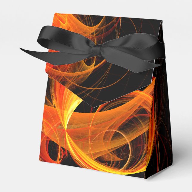 Fireball Abstrakt Art Presentaskar (Framsidan Sidan)