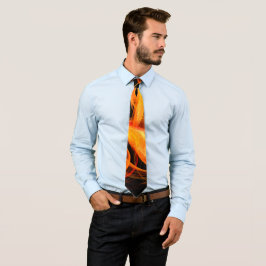 Fireball Abstrakt Art Tie Slips