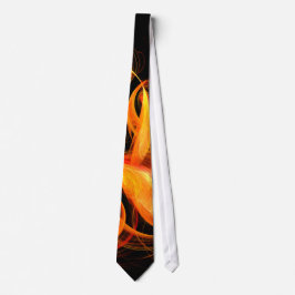 Fireball Abstrakt Art Tie Slips
