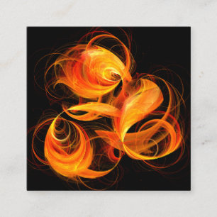 Fireball Abstrakt Art Tilläggskort