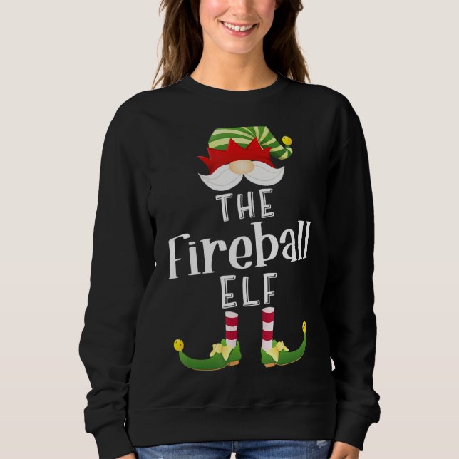 Fireball Elf-gruppen Jul Funny Pajama P Y T Shirt (Framsida)