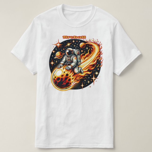 FireBall T Shirt (Design framsida)