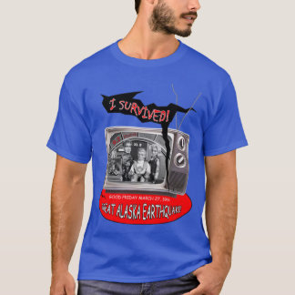 FIREBALL XL5 JAG ÖVERLEVDE DEN STORA JORDBÄVNINGEN T SHIRT