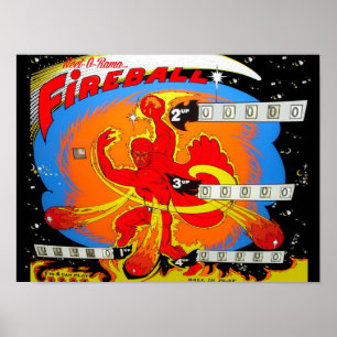 FireballPinball Poster