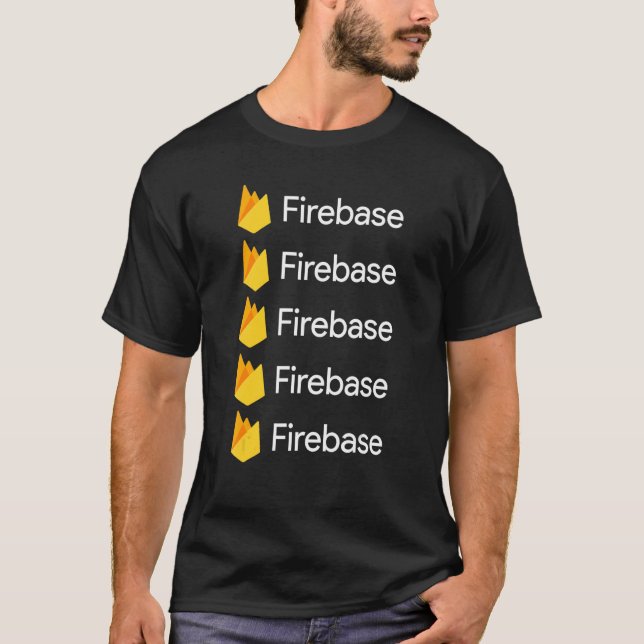 Firebase-Software- och programprogrammeringsl T Shirt (Framsida)