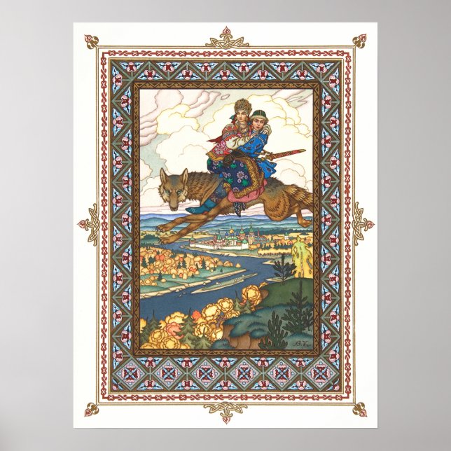 Firebird av Boris Zvorykin Poster (Framsidan)