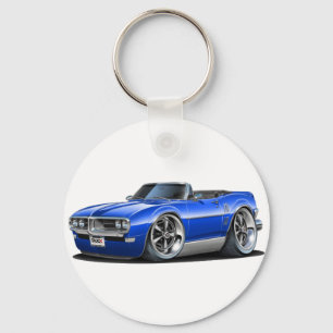 Firebird blåttcabriolet 1968 nyckelring