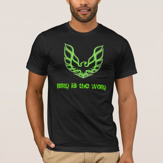 Firebird FÅGEL är ORD T-shirt (Framsida)