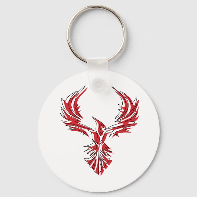 Firebird - Phoenix Nyckelring (Framsida)