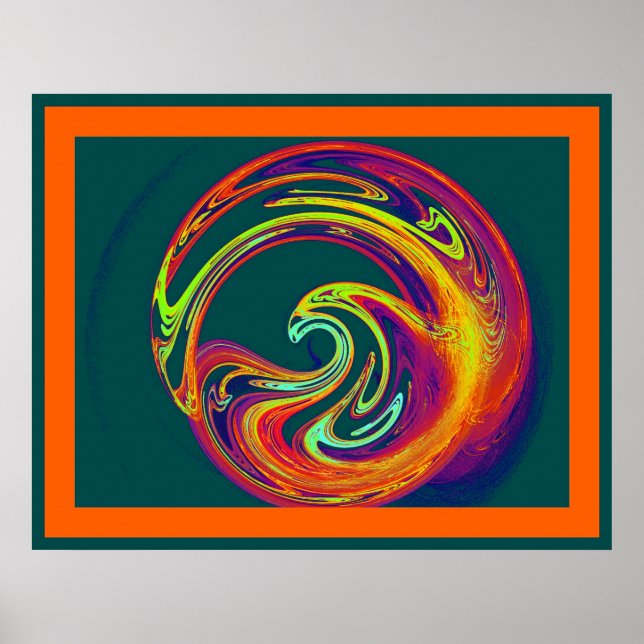 FIREBIRD PHOENIX POSTERIZED POSTER (Framsidan)