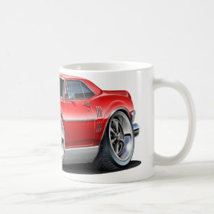 Firebird röd bil 1967 kaffemugg