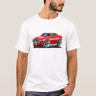 Firebird röd bil 1967 t-shirt