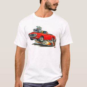 Firebird röd cabriolet 1967-68 t-shirt