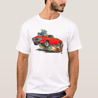 Firebird röd cabriolet 1967-68 t-shirt