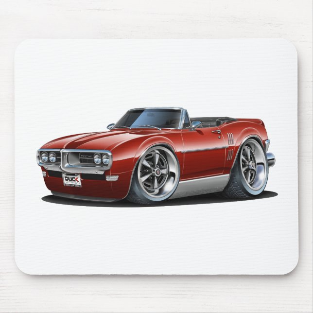 Firebird rödbrun cabriolet 1968 musmatta (Framsidan)