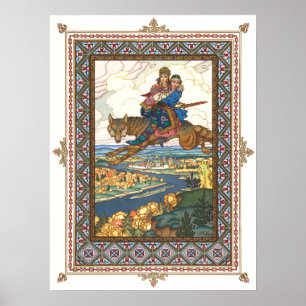 Firebirden av Boris Zvorykin Poster